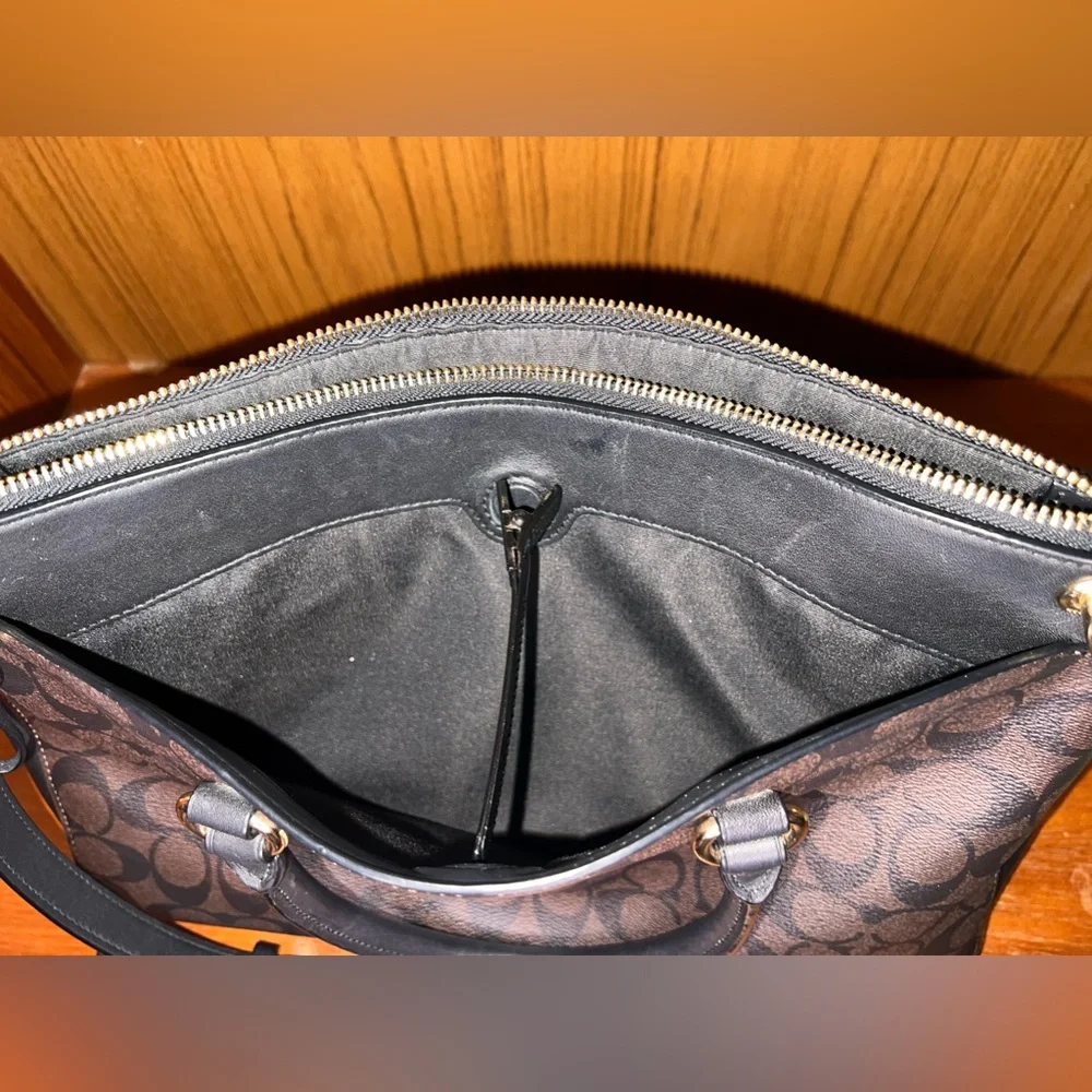 COACH Mia Satchel In Signature Canvas - Picture 5 of 12